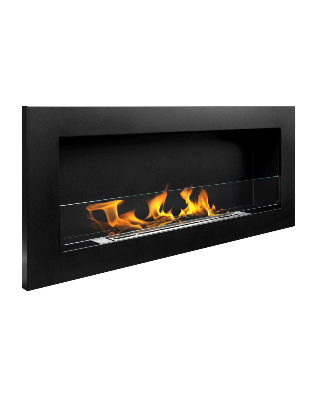 Biopejs 900x400 SLIM – sort struktureret med glas