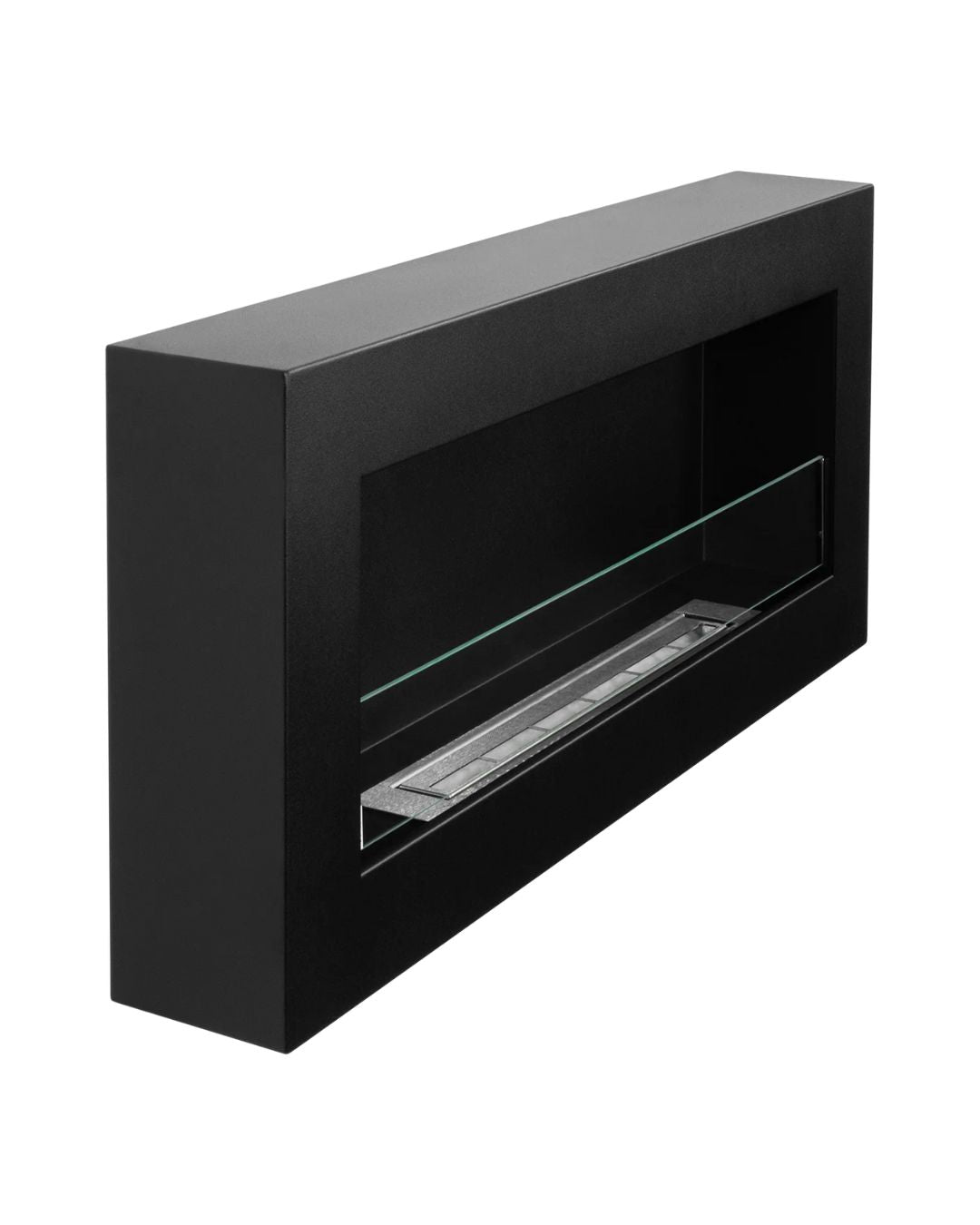 Biopejs BOX 900x400 – sort med glas