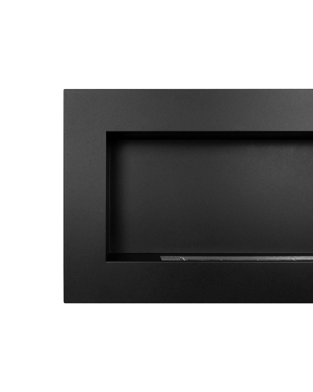 Væghængt Biokamin 900×400 Box – Minimalistisk Design med Glasglas